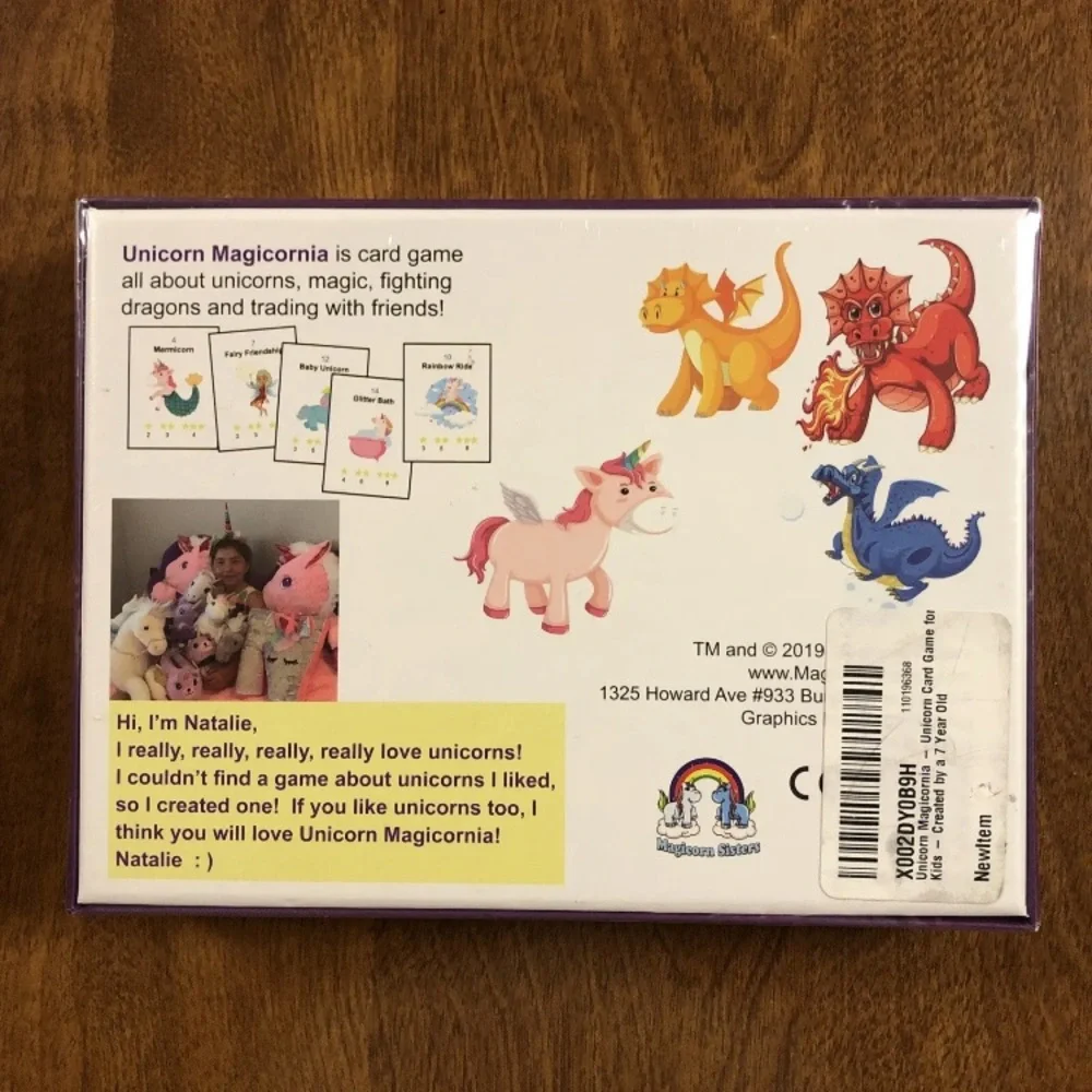 Unicorn Magicornia Card Game Ages 7+